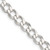 Sterling Silver 6.7mm Semi-solid Flat Curb Chain - QL-29FD3E9C-4563