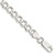 Sterling Silver 6.7mm Semi-solid Flat Curb Chain - QL-AD8E5F1A-9832