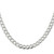 Sterling Silver 6.7mm Semi-solid Flat Curb Chain - QL-BB9B78ED-6761