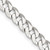 Sterling Silver 6mm Beveled Curb Chain - QF-BE3D016D-4289