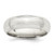 Sterling Silver 6mm Brushed Domed with Grooved Beveled Edge Fancy Band Size 7