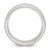 Sterling Silver 6mm Brushed Flat Milgrain Beveled Edge Fancy Band Size 13