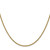 14K 30 inch 1.5mm Semi-Solid Round Box with Lobster Clasp Chain