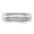Sterling Silver 6mm Comfort Fit Double Milgrain Size 6 Band
