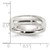 Sterling Silver 6mm Comfort Fit Half Round Milgrain Size 10.5 Band