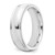 Sterling Silver 6mm Comfort Fit Half Round Milgrain Size 11 Band