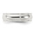 Sterling Silver 6mm Comfort Fit Half Round Milgrain Size 8.5 Band