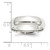 Sterling Silver 6mm Comfort Fit Size 11.5 Band