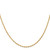 14K 30 Inch 1.85mm Diamond-cut Quadruple Rope Lobster Clasp Chain
