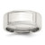 Sterling Silver 6mm Polished Flat Beveled Edge Fancy Band Size 10