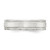 Sterling Silver 6mm Polished Flat Grooved Beveled Edge Fancy Band Size 7