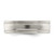 Sterling Silver 6mm Polished Flat Milgrain Grooved Edge Fancy Band Size 8