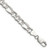 Sterling Silver 7.0mm Flat D/C Pave Figaro Chain - QP-2E102994-9832