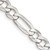 Sterling Silver 7.0mm Lightweight Flat Figaro Chain - QM-21851FA9-8226