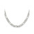 Sterling Silver 7.0mm Lightweight Flat Figaro Chain - QM-21851FA9-8226