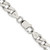 Sterling Silver 7.25mm Pave Flat Figaro Chain - QF-121D8251-2035