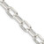 Sterling Silver 7.5mm Diamond-cut Long Link Cable Chain - QA-51080A7A-9296