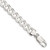 Sterling Silver 7.5mm Flat Curb Chain - QL-DCD02297-8850