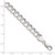 Sterling Silver 7.6mm Hammered Curb Chain - QH-3C53EB98-8232