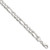 Sterling Silver 7.6mm Hammered Figaro Chain - QH-EE681FC6-7916