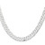 Sterling Silver 7.75mm 6 Side D/C Flat Double Curb Chain - QF-3DBA27DC-9916