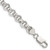 Sterling Silver 7.75mm Semi-solid Rolo Chain - QF-BE5072BA-6008