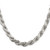 Sterling Silver 7.8mm Diamond-cut Rope Chain - QD-B3B82386-1171