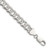 Sterling Silver 7.9mm Flat D/C Pave Curb Chain - QP-97B8B545-4972