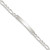 Sterling Silver 7inch Engraveable Figaro Link ID Bracelet