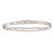 Sterling Silver 7inch Polished Engraveable 1 Figaro Link ID Bracelet