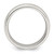 Sterling Silver 7mm Brushed Domed Grooved Fancy Band Size 7.5