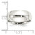 Sterling Silver 7mm Comfort Fit Size 6 Band