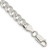 Sterling Silver 7mm Pav‚ Curb Chain - QC-6043AB15-3851