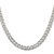 Sterling Silver 7mm Pav‚ Curb Chain - QC-748B83ED-8175