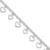 Sterling Silver 8 in Plus 1in Ext Polished Heart Anklet