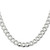 Sterling Silver 8.1mm Semi-solid Flat Curb Chain - QL-02F7814D-3342