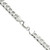 Sterling Silver 8.25mm Flat D/C Pave Curb Chain - QP-47629E2D-4050