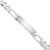 Sterling Silver 8.5in Figaro ID Bracelet