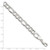 Sterling Silver 8.5mm Flat D/C Pave Figaro Chain - QP-1287CC87-6259