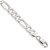 Sterling Silver 8.5mm Lightweight Flat Figaro Chain - QM-AB0E2EDD-8836