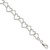 Sterling Silver 8inch Polished Fancy Large Heart Link Bracelet