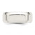 Sterling Silver 8mm Beveled Edge Size 11.5 Band
