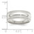 Sterling Silver 8mm Comfort Fit Double Milgrain Size 13 Band
