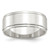 Sterling Silver 8mm Flat with Step Edge Size 12.5 Band