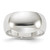 Sterling Silver 8mm Half Round Size 6 Band