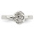 Sterling Silver 8mm Rose Ring - QR-72C5179C-5589