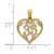 14K 35  In Heart Charm