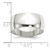 Sterling Silver 9mm Half Round Size 4.5 Band
