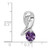 Sterling Silver Amethyst Pendant - QP-56EB344D-4951