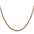 Sterling Silver And Rose Vermeil 2.5mm Diamond-cut Rope Chain - QD-C9042889-2372